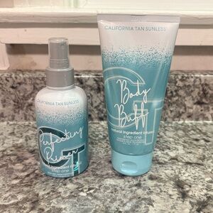 California Tan Sunless Perfecting Primer Spray 5.8 oz and Body Buff 6 oz Set